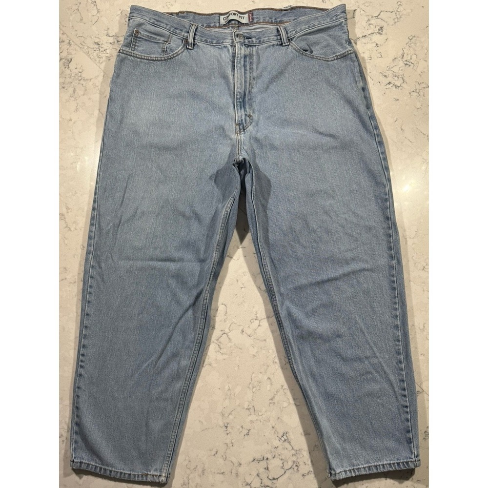 VTG Y2K Levi's 560 Jeans Mens 42x30 Blue‎ Light Wash Comfort Fit Tapered Leg